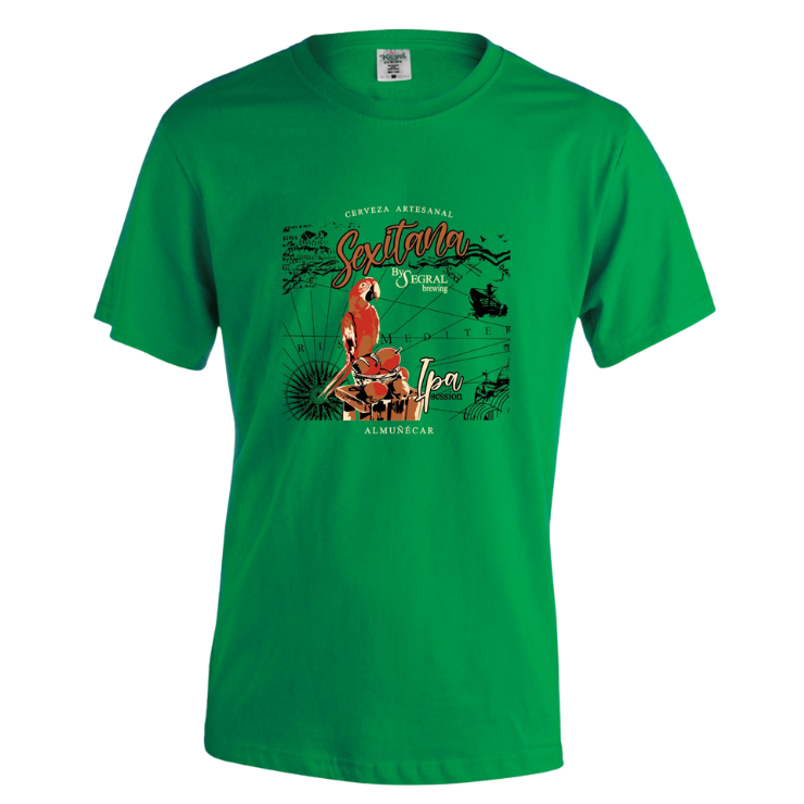 camiseta algodon sexitana verde segral brewing