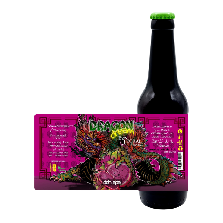 cerveza artesanal frutal pitahaya dragon dream segral